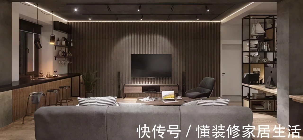 老三件儿|越来越多家庭客厅不再装电视了,现在流行这样装,时尚又大气