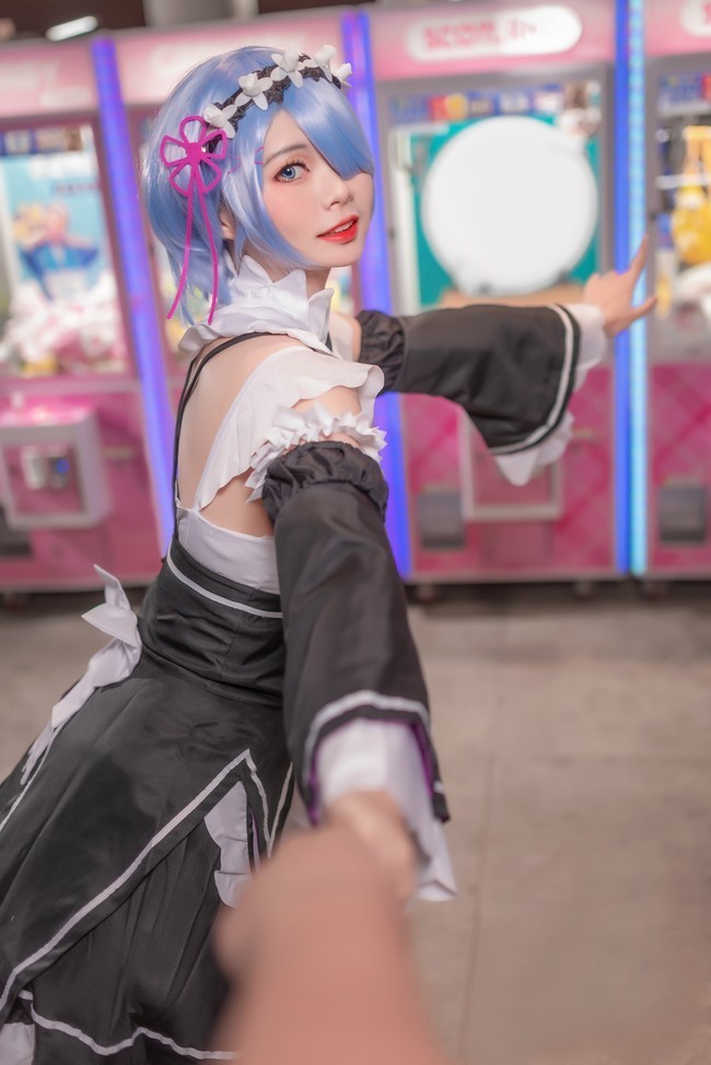 享受|cos：女仆蕾姆，一起享受甜点吧