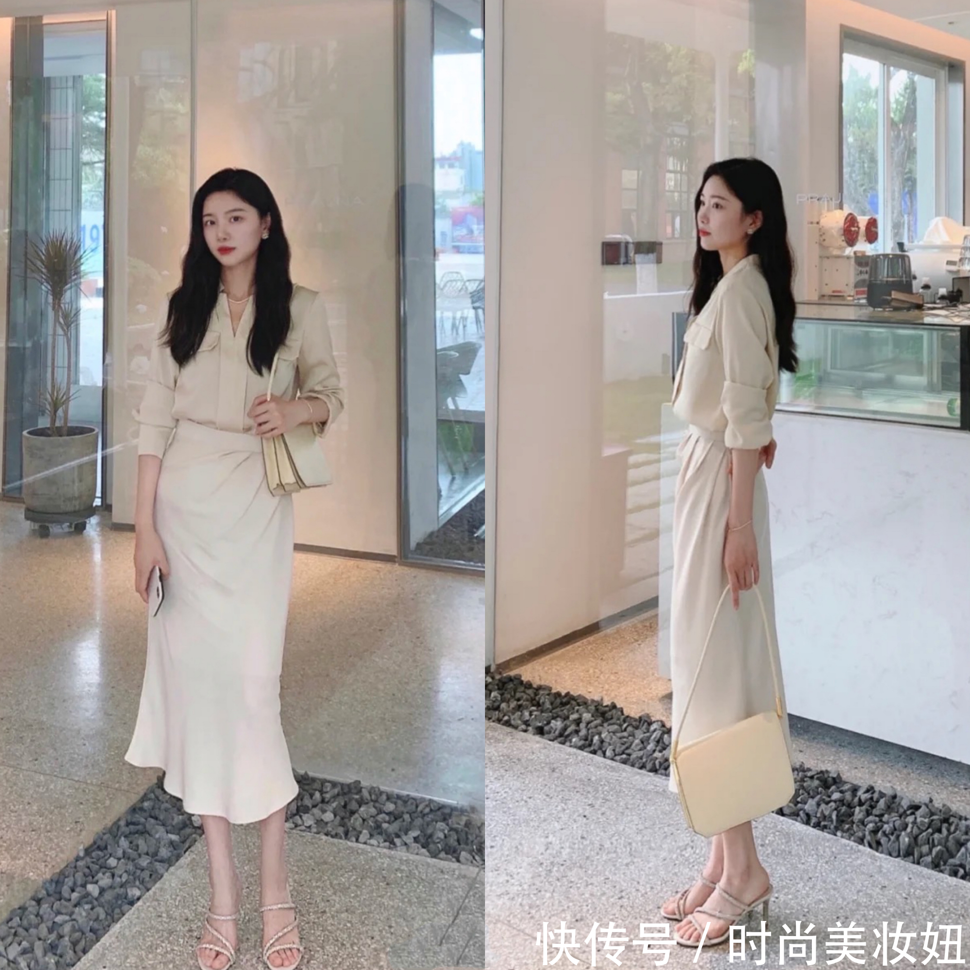 高级感|这才是中年女性该有的裙装搭配,越简约越高级,美到骨子里