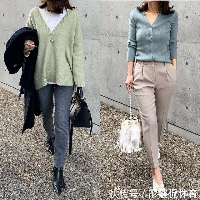 纯色|日系通勤风穿搭look，简约舒适的纯色系，轻松穿出质感与品位