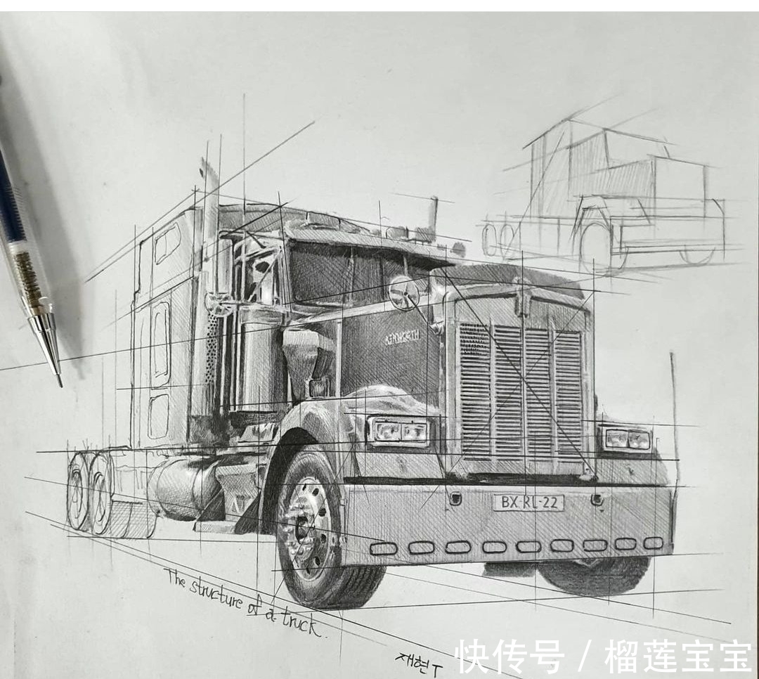 辅助线$为什么素描要这么画?0基础用辅助线,老师们直接画,涨知识了