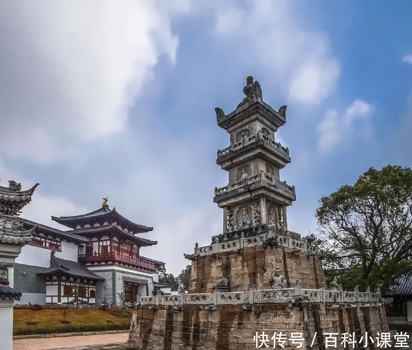 建筑物|多宝塔是普陀山最古老的建筑物 依山面海历经600多年风雨