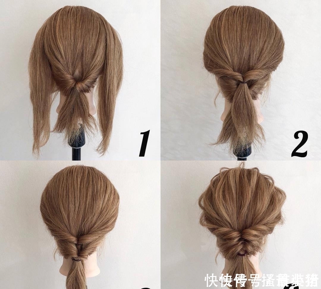 发饰|只要4步!除夕至初七8款DIY发型,不花一分钱也能美美过年!