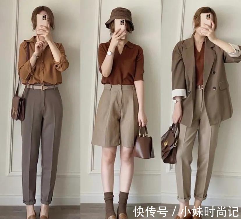时髦|今年流行一种穿搭,叫“薄外套+裤裙”,时髦又显高,很适合小个子
