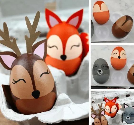 鸡蛋壳&蛋壳创意手工,大人小孩都可以学,只是简单画画,成品非常好看