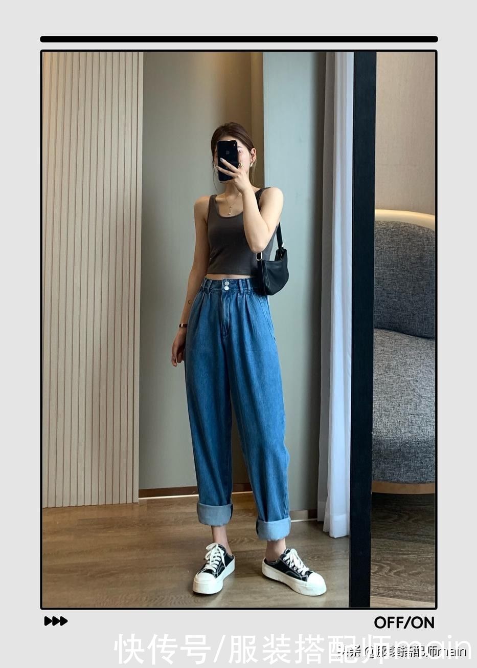 小个子|短上衣是怎么把小个子“变高”的？这几套搭配可以直接copy