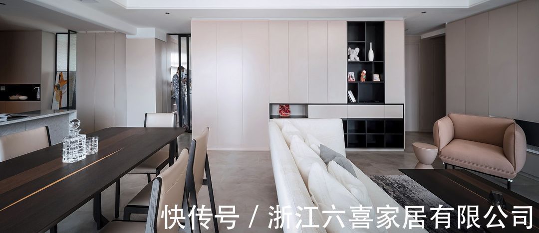 藕粉色|145m2三居变四居，看了你就知道什么是百搭色啦~营造现代简约素雅之美
