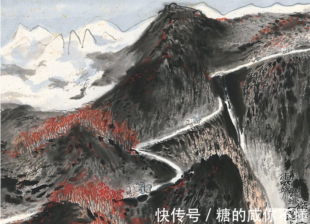 树木@「津门网」陆俨少的课徒稿:如何把一棵树画好