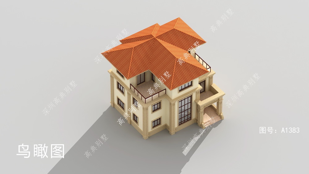 整体造型|好看的欧式别墅,整体造型简洁,色彩鲜艳活泼,居住舒适。