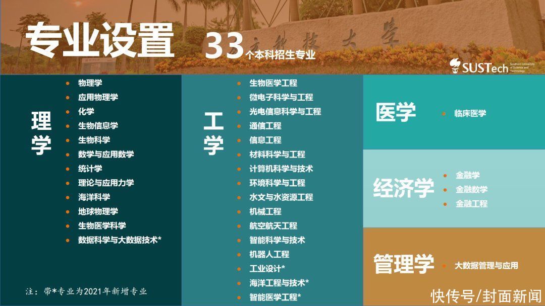 南方科技大学携52个招生名额入川 报名截至时间4月30日