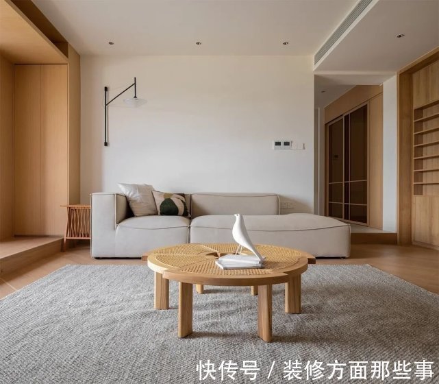 柔和|160平原木风的大平层设计,自由惬意没有拘束的生活开启了