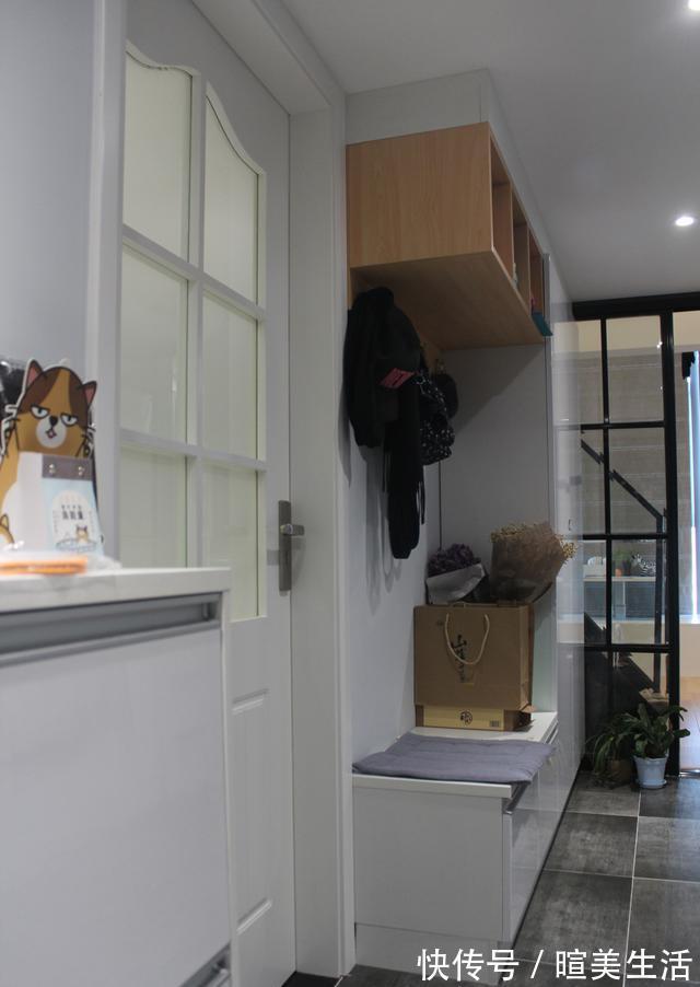 干湿分离|45平现代简约风Loft公寓,衣帽间茶室书房一个不少,一人住好惬意