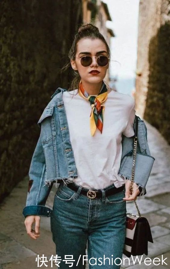 一条丝巾让你从头到尾都很时尚，真的有那么神奇吗？