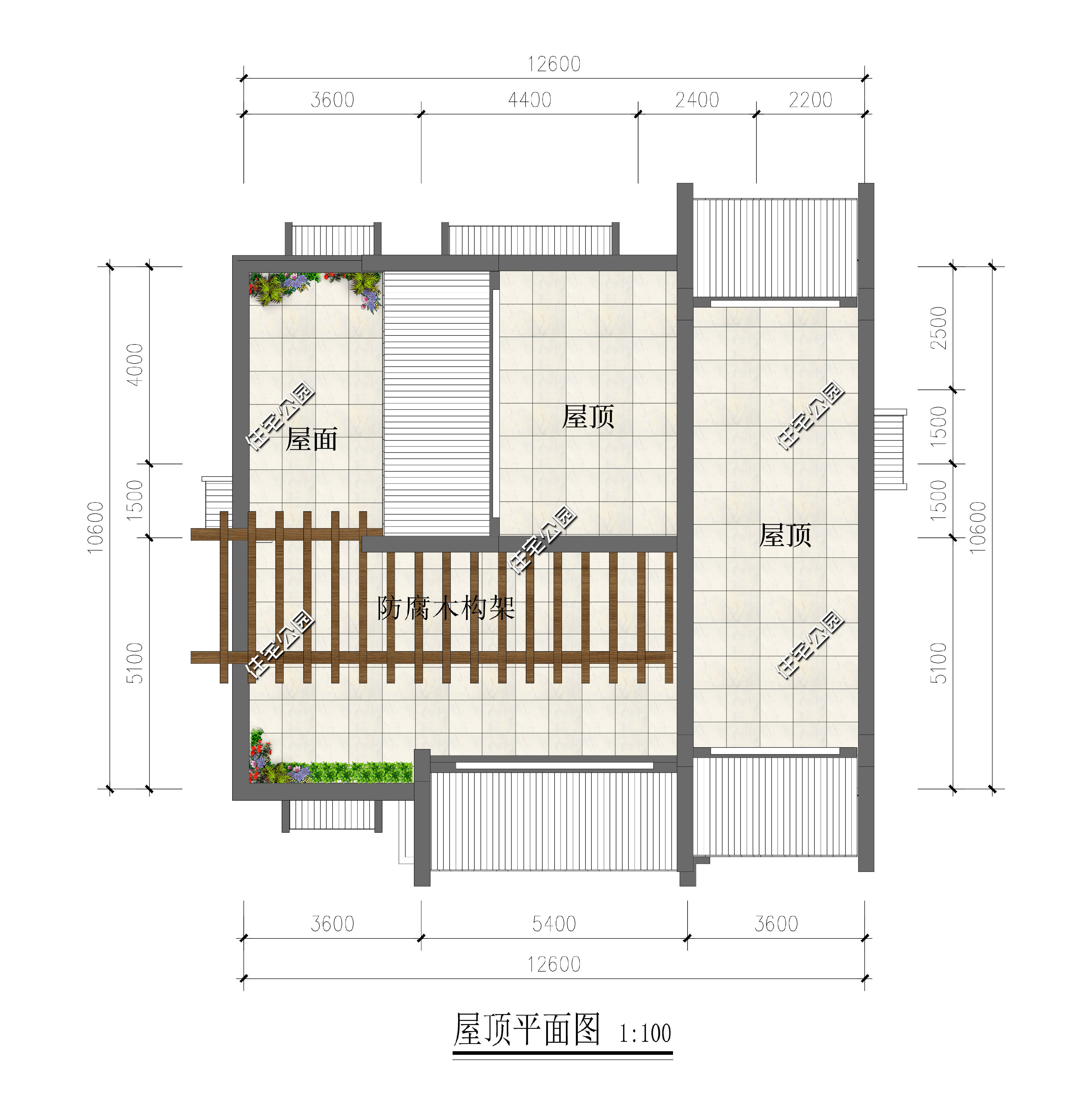 起居室|12×10米三层别墅，为数不多的平屋顶中式别墅，实用又方便