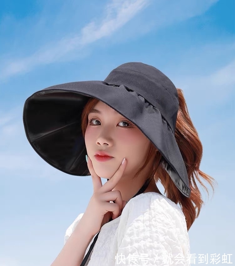 防晒|全脸防晒大帽檐,夏季出门必备,又美又飒
