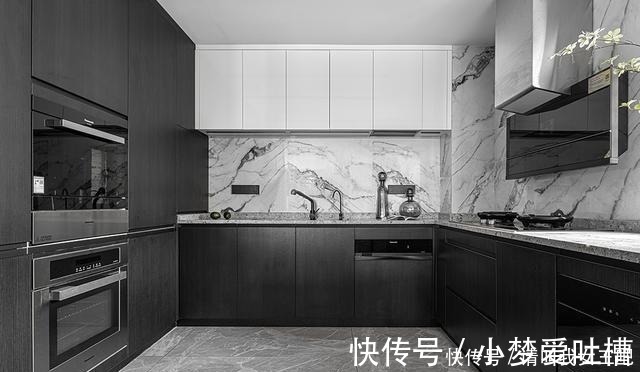 茶几处|180㎡大平层,现代简约+无主灯设计,客餐厅精致有格调!