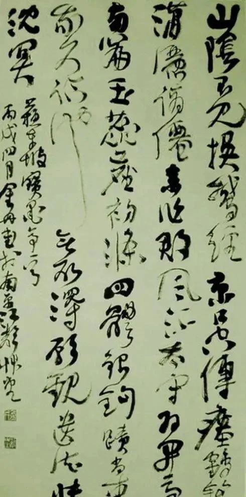 笔意|他的行草书既有林散之的“调调”,也有高二适的笔意,金戈铁马