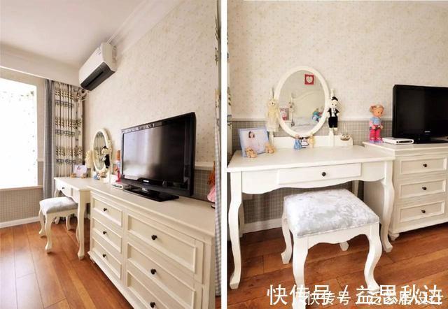 美好的时光|95平清新美式,餐厅酒柜+卡座+收纳柜一体,设计实在太赞了!