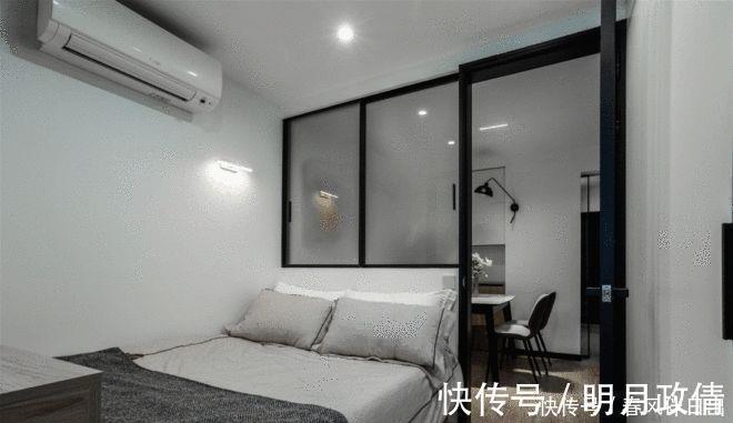 洗衣机|改造50㎡老破小，多功能客厅+衣帽间，3.6㎡干湿分离卫生间，惊艳
