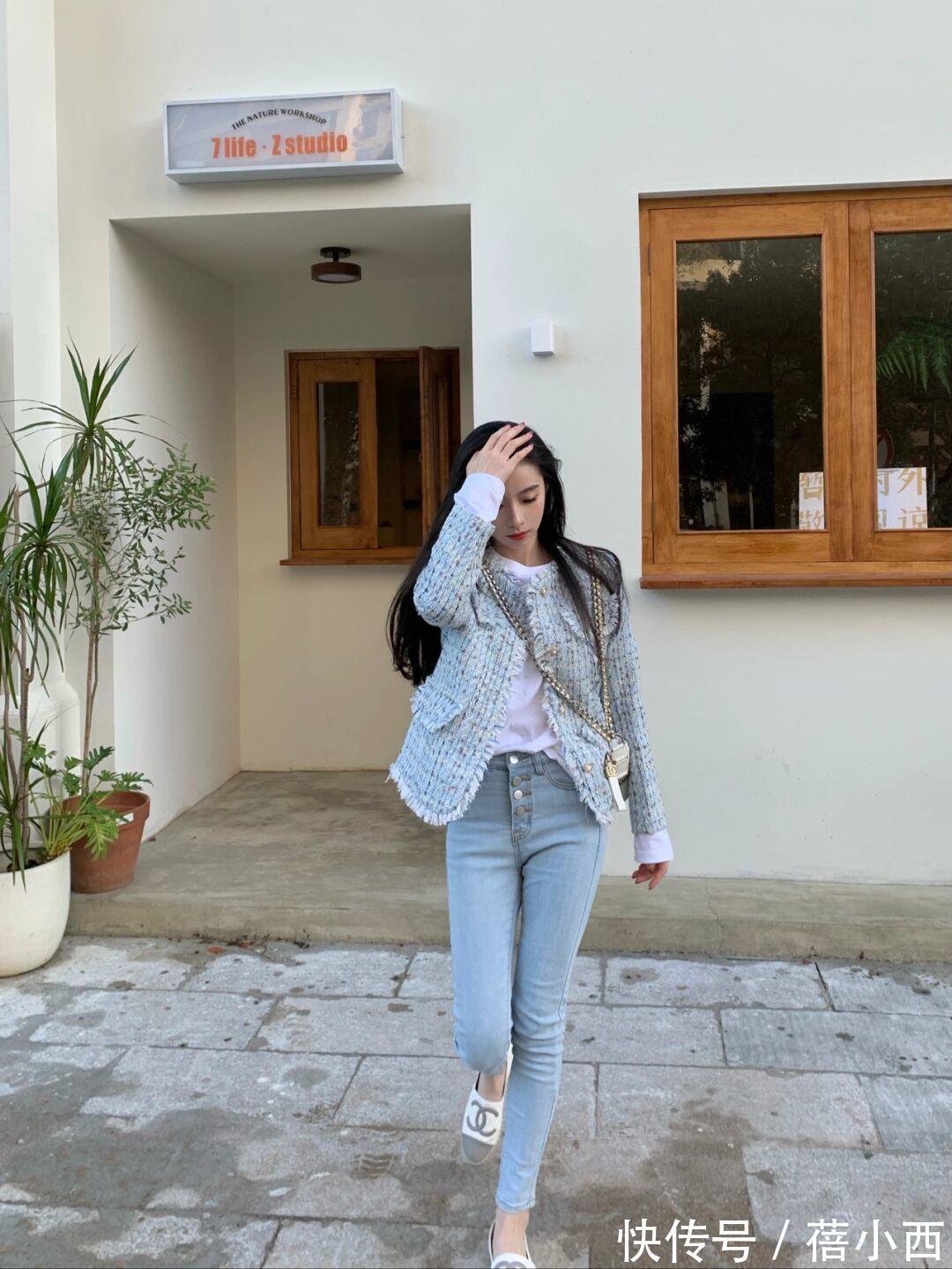 半身裙|找到适合自己的“小香风外套”,时尚博主都这样穿,成为时髦精