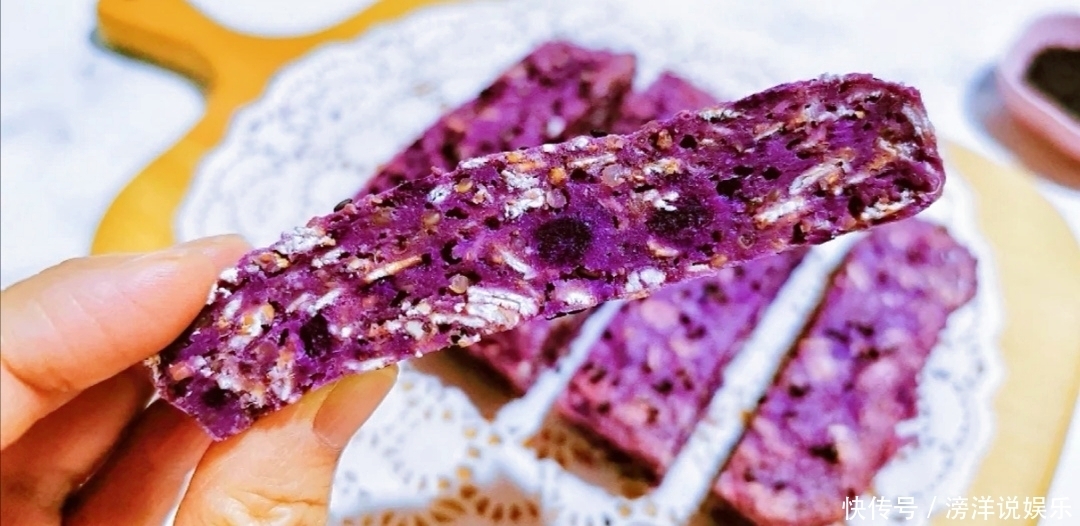 下午茶|藜麦紫薯燕麦饼,让你沉醉颜值和美味的减肥下午茶,吃一口就会爱