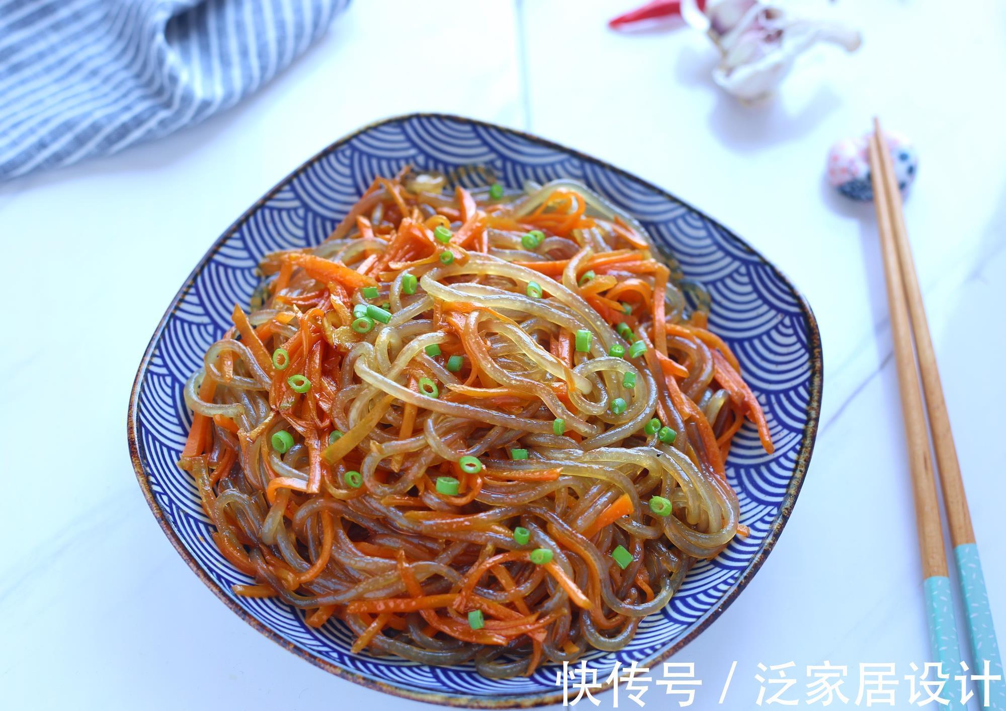 好吃|炒粉条一下锅就粘?用对了办法,又快又好吃,还不粘锅