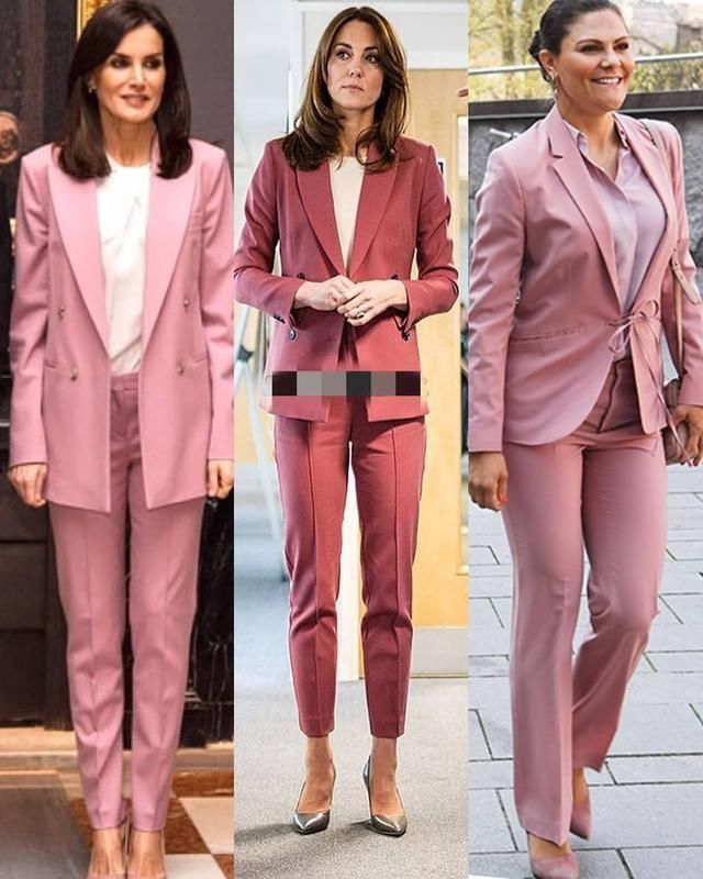 1米75的凯特穿裤装完败莱蒂齐亚和梅根,裤脚上做了小心机