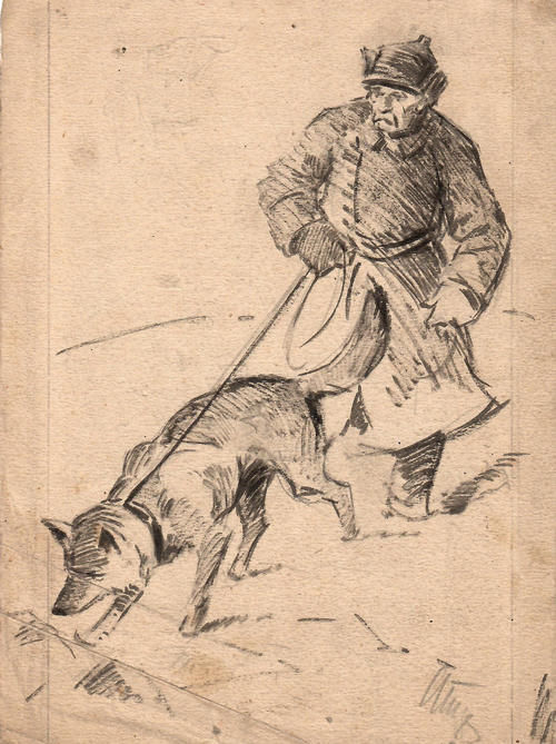 创作稿|20世纪俄罗斯绘画大师布布诺夫·亚历山大·帕夫洛维奇创作手稿精选