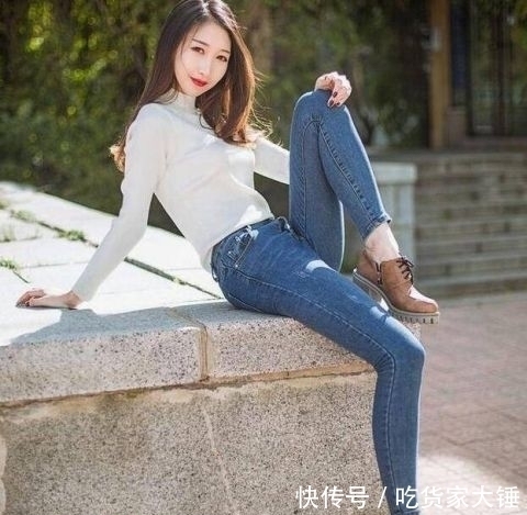  满分|颜值满分的牛仔裤美女，穿出时尚女神范儿