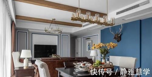 美式|153㎡现代美式四室两厅，优雅与舒适的典范之家！