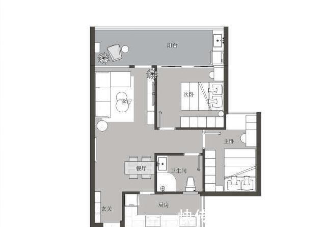 硬装|夫妻买下50㎡二手房,3万硬装打造出清新的北欧少女风,小家真美