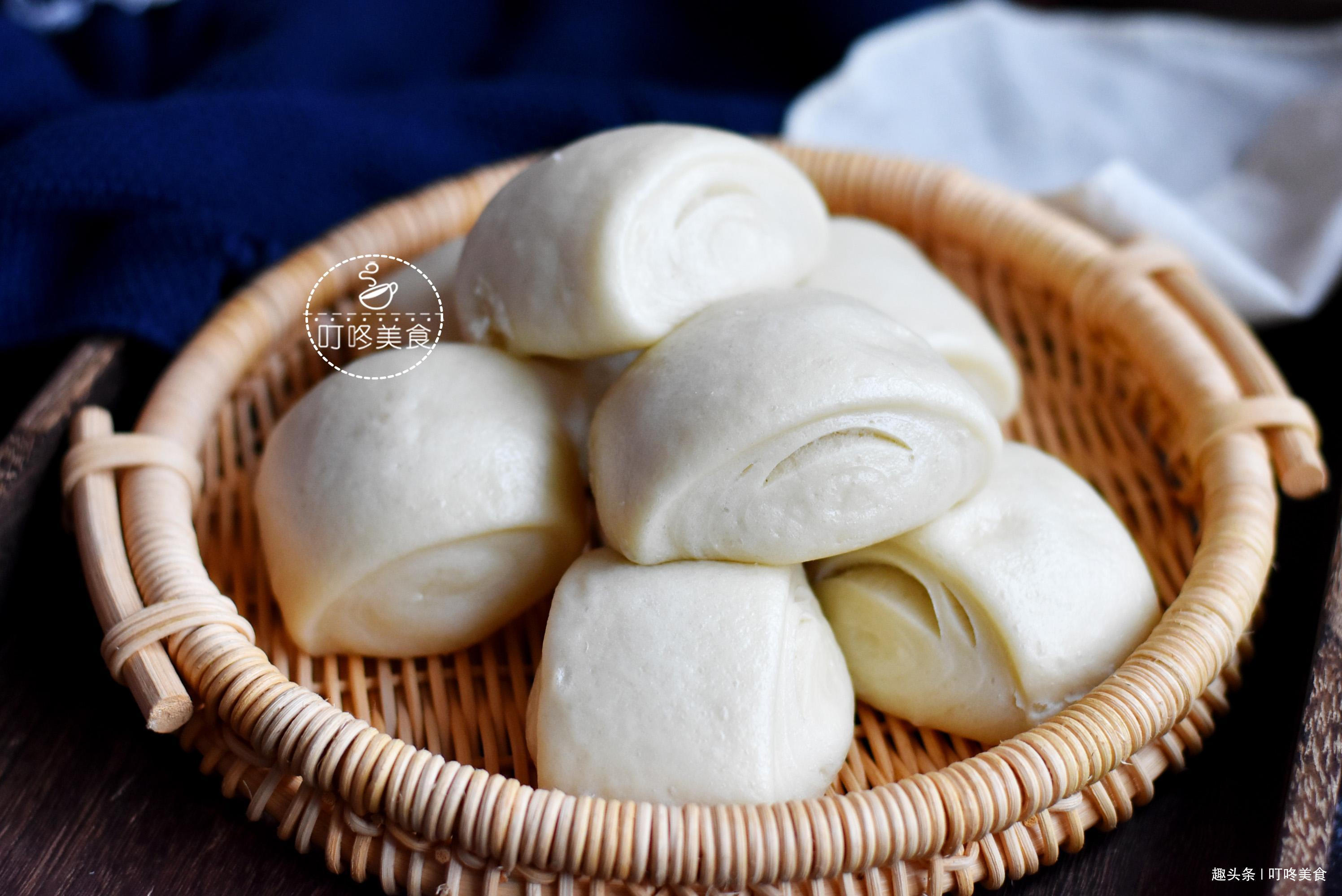 冷天蒸馒头，总是发酵不起来多做这2步，馒头又白又软发酵特快