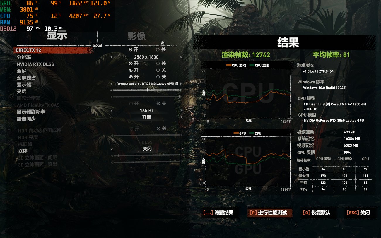 rtx3060|从零出发：雷神ZERO I7-11800H RTX3060拆机评测