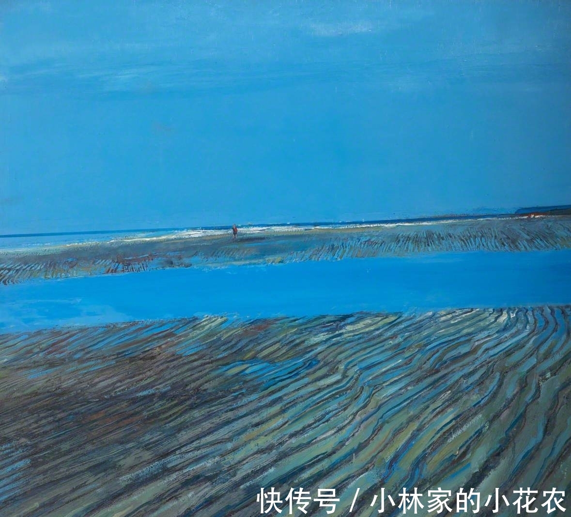 笔触|油画风景：从具象主义到抽象主义，这位画家都能自由切换