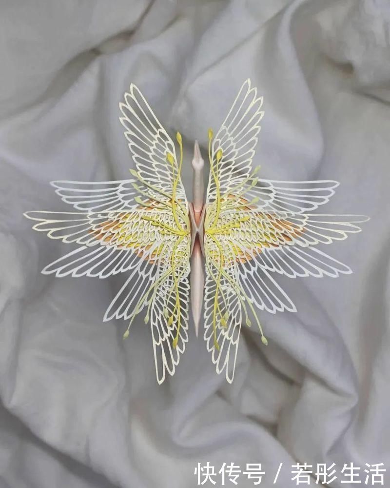 翅膀$抑郁小哥把一只2毛钱的千纸鹤折成了我买不起的样子,不但病好了还年入百万