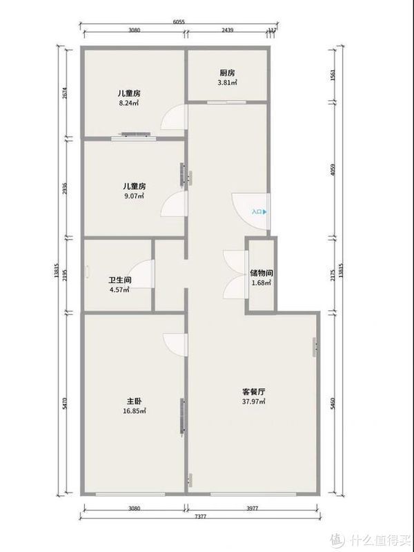 藏藏藏|坚持断舍离的二胎妈妈，不买沙发茶几，将96㎡小家装修得“空无一物”，太漂亮了