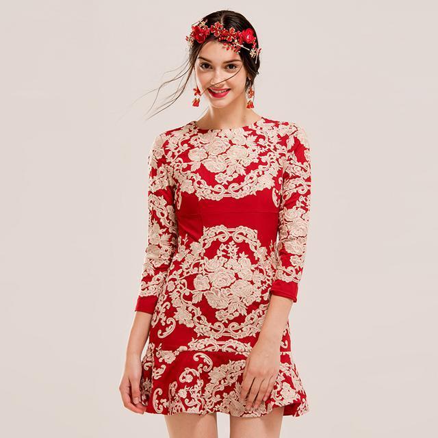 蕾丝|优雅的东方新娘,一袭中式嫁衣,展现你的气质美