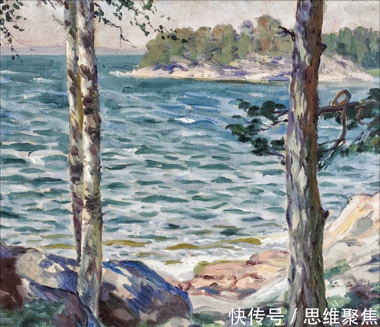 桑特里#笔意未尽的挥洒,印象派画家桑特里的绘画作品