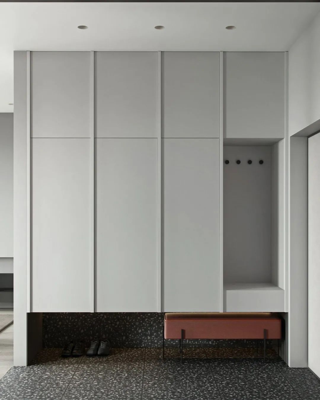 家装|80款入户鞋柜设计方案，人家这样装，太亮眼了