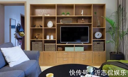 客餐厅|储物空间不够怎么办学他家这样设计，以收纳为主更显整洁！