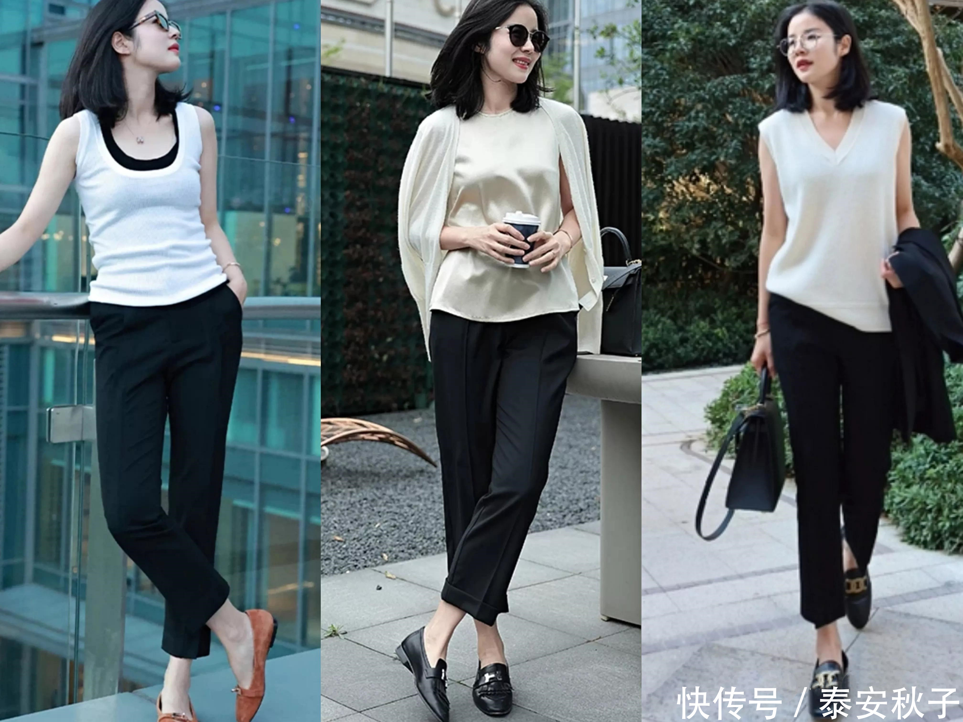 凸显|这才是：夏日职场女人该有的穿搭！简约随性，凸显知性美！