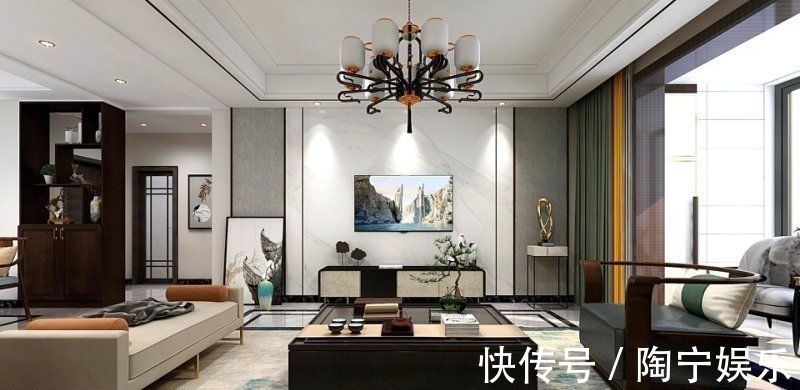 装修|朋友买的118平米三居室,一共才花9万,这新中式风格太美了