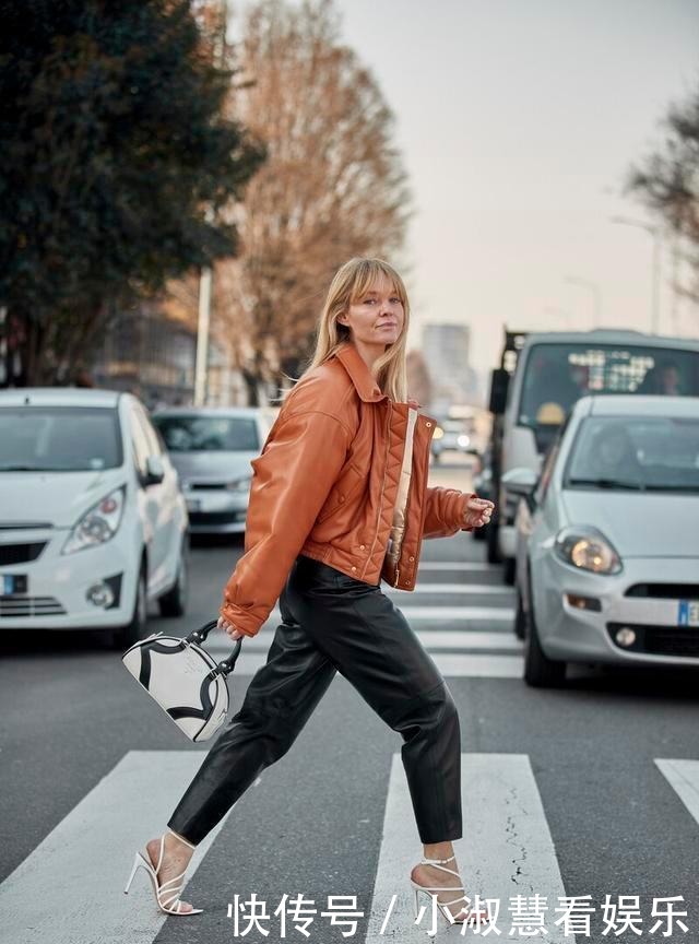 气场|不是皮裤“丑”,是你没穿好!秋冬这样搭显气场,穿出超模魅力