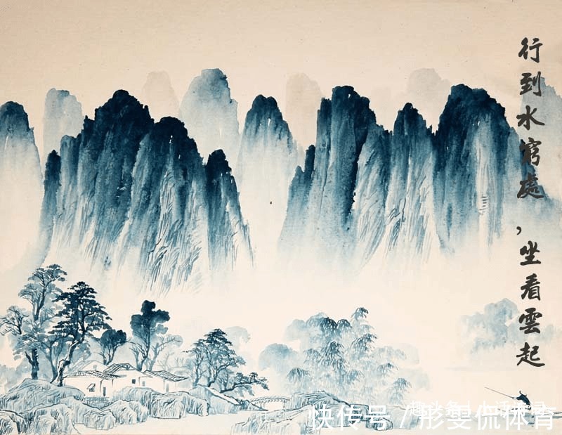 诗歌#王维很佛系的一首诗,诗意行云流水,很适合心情浮躁的时候读