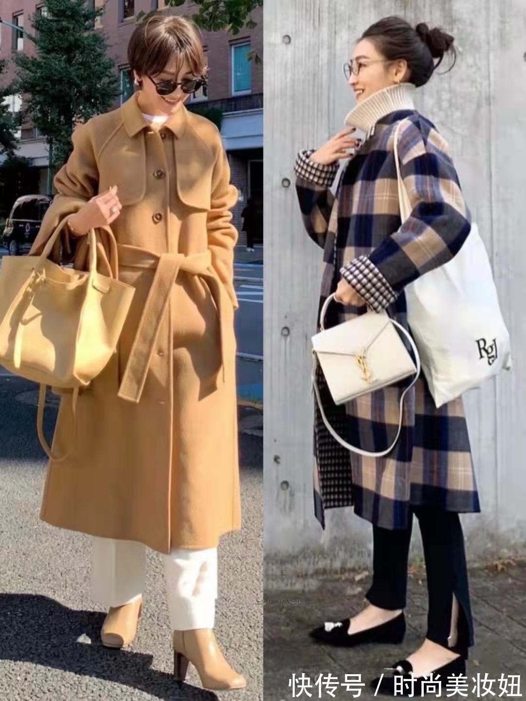 出镜率|40岁女人穿大衣要“高级”,学日本博主18套搭配,优雅又显气质