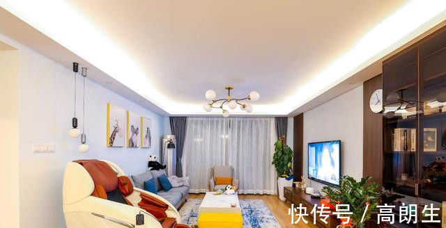 全包|108㎡新房全包9万2搞定,电视墙只装两块木板,闺蜜看完直夸有品位