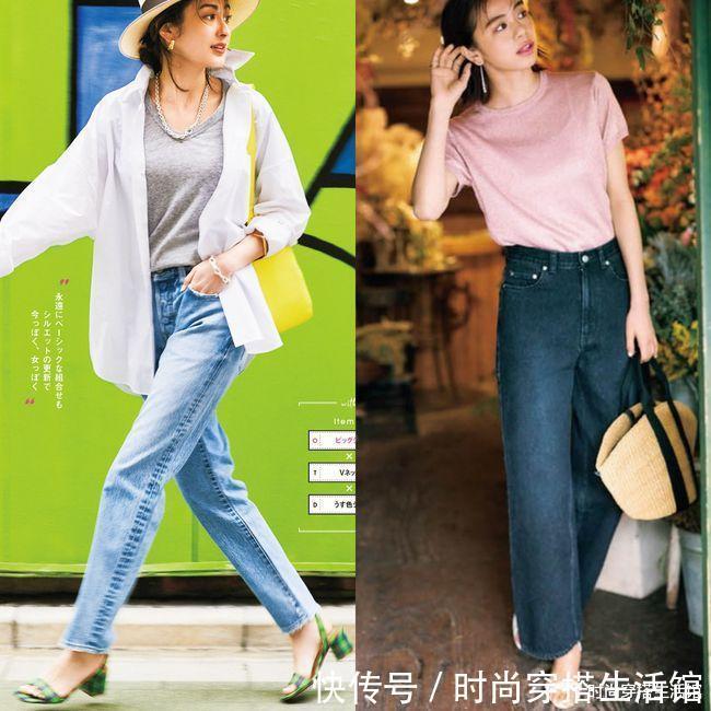 白色衬衫|穿“牛仔裤”的时候,如果搭配上衣?这些实用搭配技巧,值得借鉴