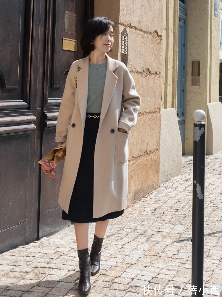 长筒靴 秋冬建议多穿“大衣+靴子”,内搭毛衣、连衣裙、牛仔裤真时髦