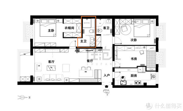衣帽间|住范儿真实案例 篇二十九：135㎡的家75㎡收纳，空间感饱满美出新境界！
