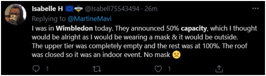 開(kāi)賽|溫網(wǎng)開(kāi)賽，觀(guān)眾“全場(chǎng)坐滿(mǎn)”且不戴口罩，網(wǎng)友擔(dān)憂(yōu)：“疫情結(jié)束了嗎？”